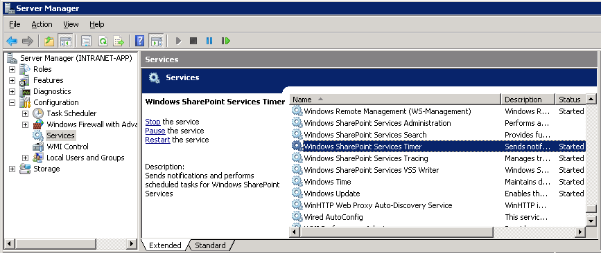 Windows Server 2008 Server Manager