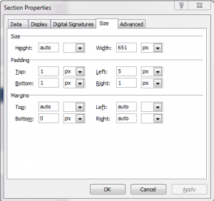 InfoPath Space Between Section Controls InfoPath Space Between Section Controls