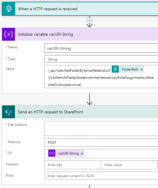 power automate get server relative url